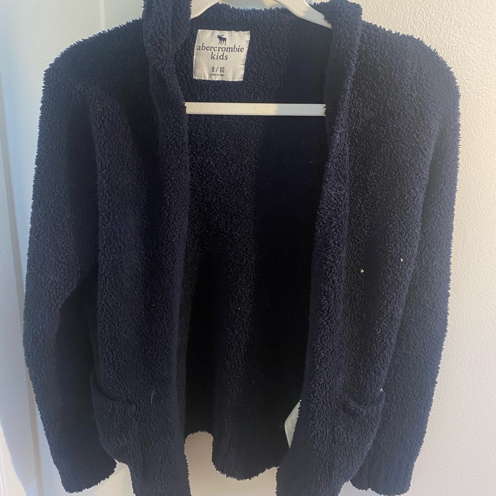 Abercrombie kids navy 9/10 cardigan